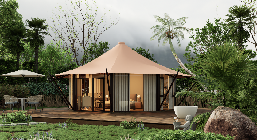 隆化县异形篷房定制：专属设计赋能，打造城市户外专属名片