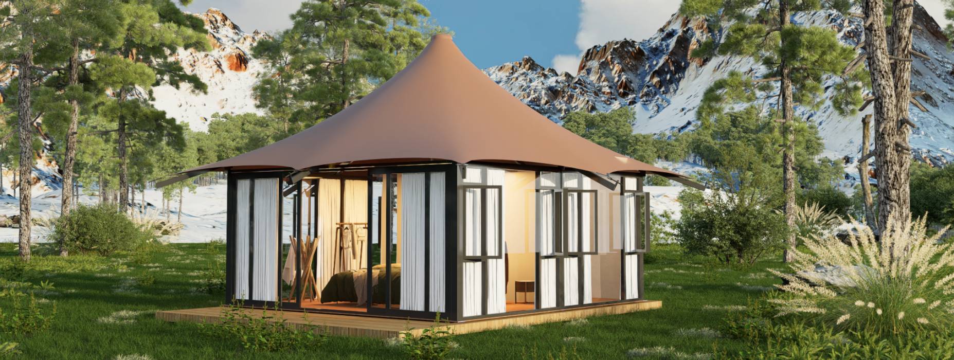 隆化县多边形帐篷厂家