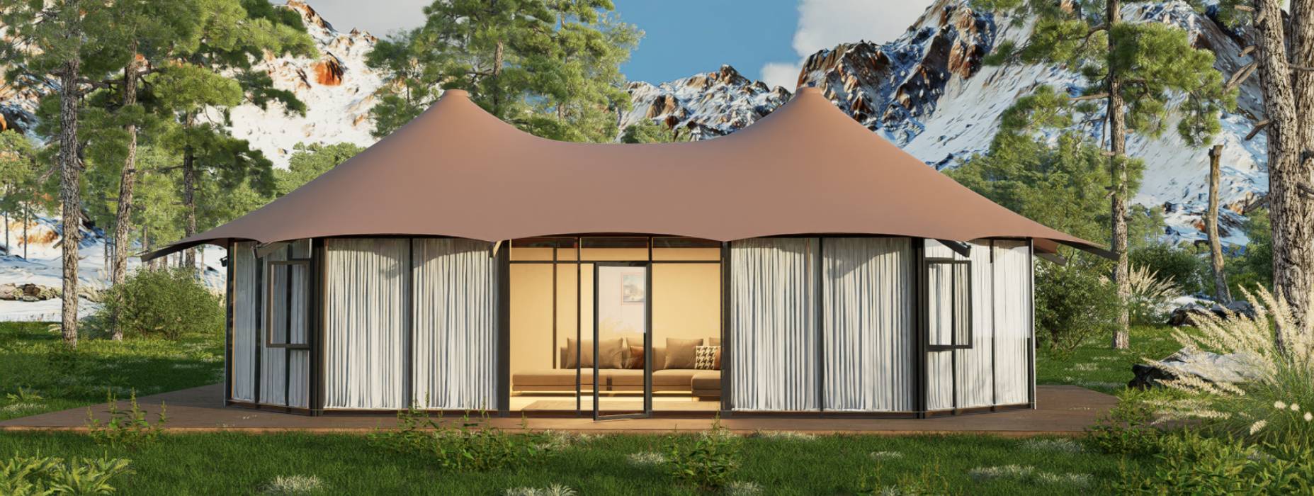 隆化县多边形帐篷定制